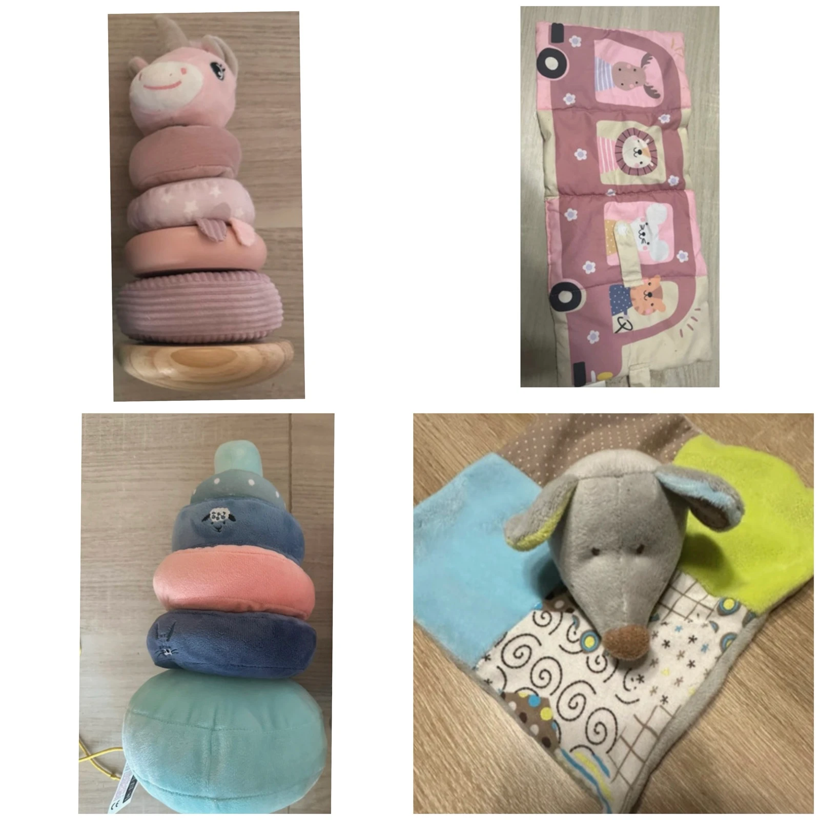 lot de 4 jeux bebe 